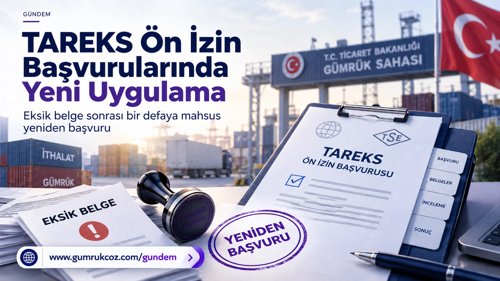 TAREKS Ön İzin Başvurularında Yeni Uygulama